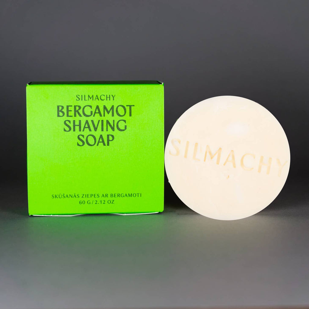 Traditional Shaving Soap with Bergamot Scent and Shea Butter (60g)