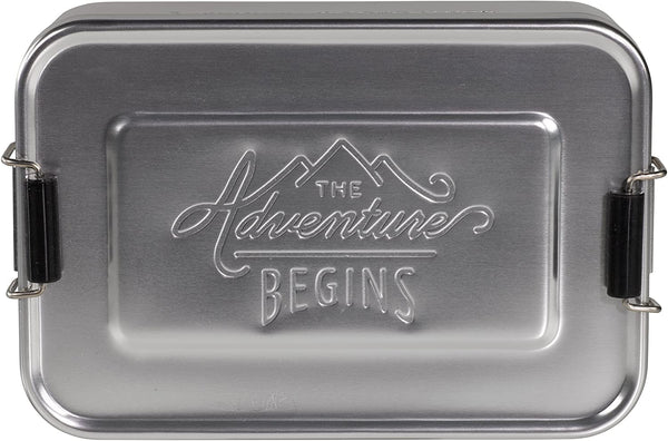 Gentlemen's Hardware Aluminium Lunch Tin Silver (The Adventure Begins ) –  Six and Sons