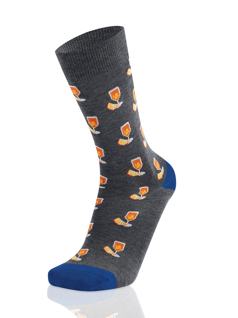 Aperol Grey Malange Socks