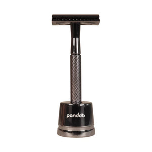 Metal safety razor | incl. 10 blades and holder