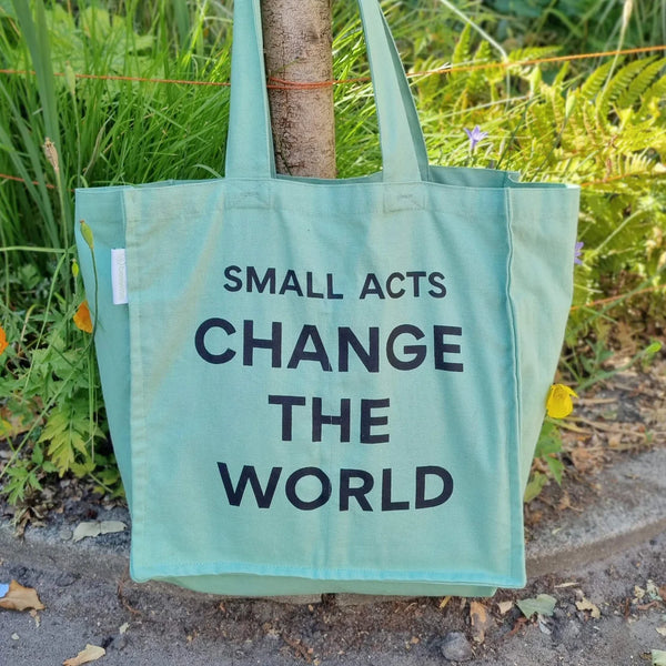 Organic Grocery Shopping Bag - with 6 sleeves inside