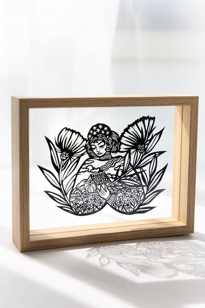 Home, sweet home Original papercut A5 by MarinaPapercuts