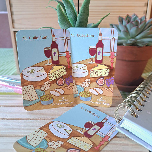 Cheese pin + bookmark