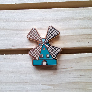 Windmill pin + bookmark