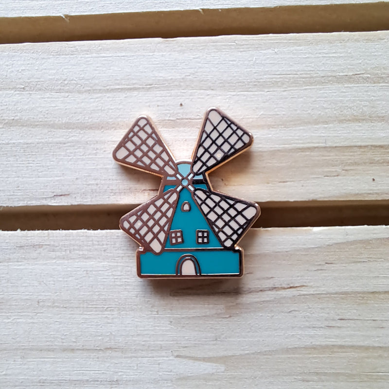 Windmill pin + bookmark