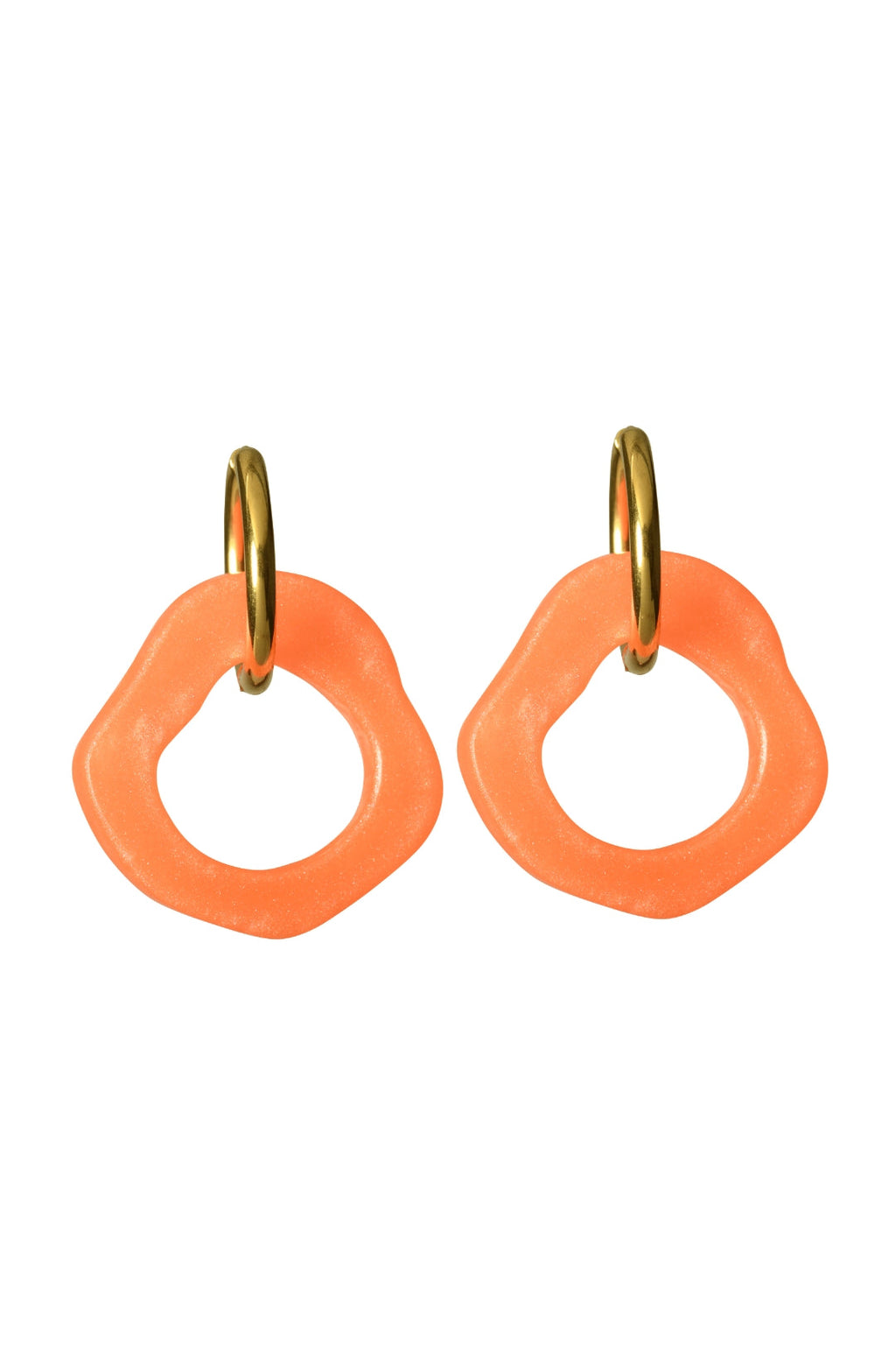 Ear Candy Orange Mini Earrings