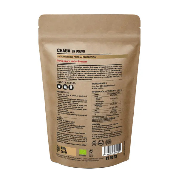 Organic Chaga Powder 100g