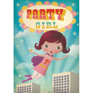 Party Girl Oklahoma Birthday Card
