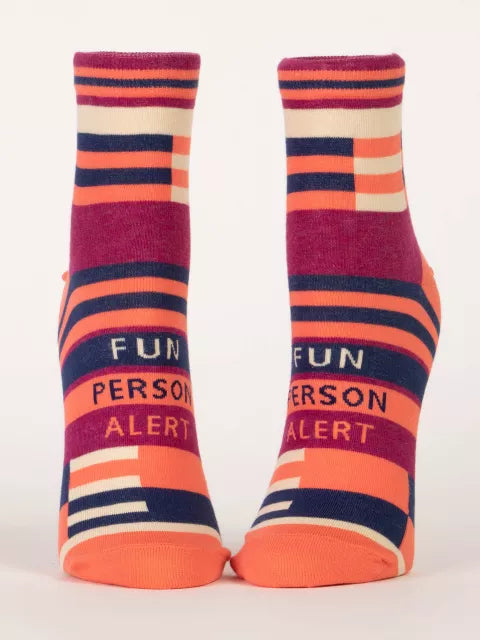 Fun person alert W-Crew Socks