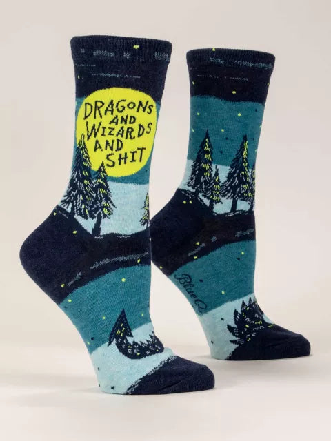 Dragons and Wizards and Shit Woman's Socksk