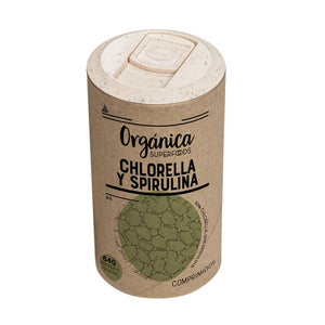 Organic Chlorella and Spirulina Powder 92g 180 tablets