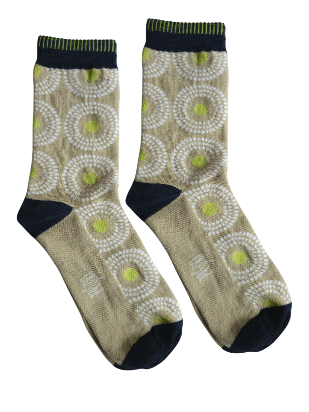 Ife ("Love") - Pale Olive Socks