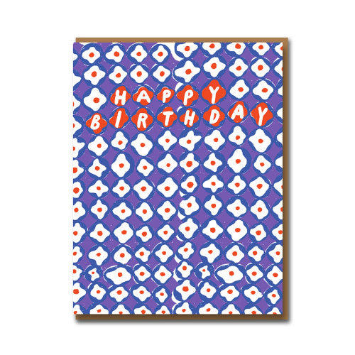 Egg Press Happy Birthday Card