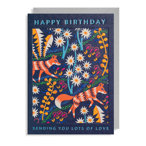 Hanna Werning - Happy Birthday Sending You Lots of Love Greeting Card