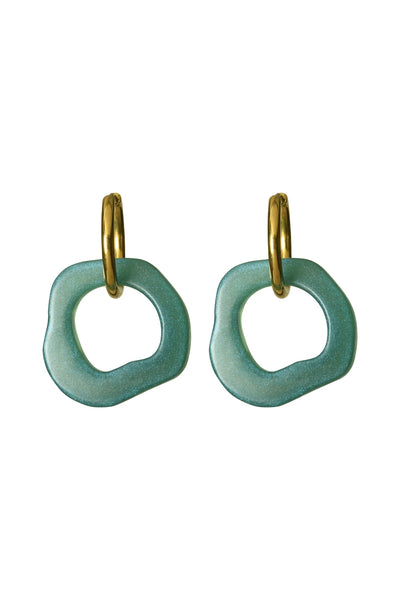 Ear Candy Green Mini Earrings