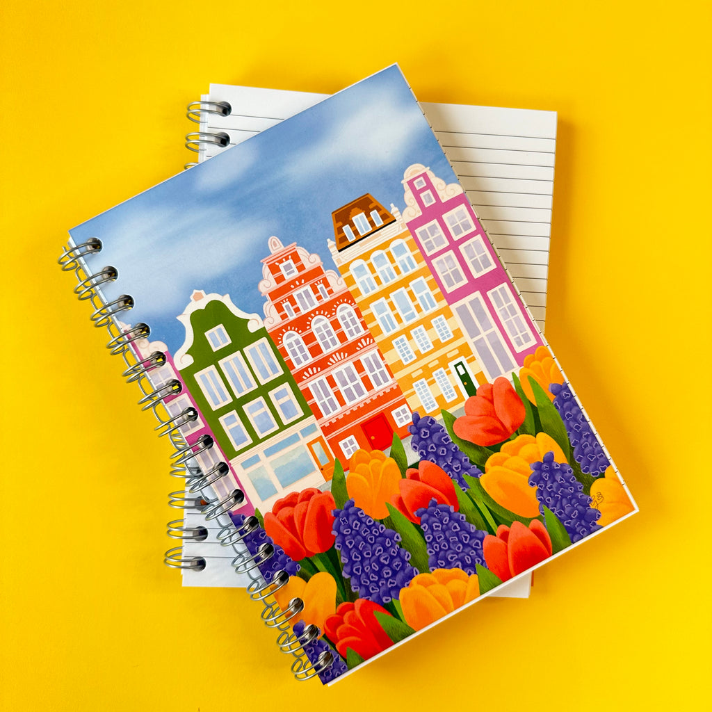 Amsterdam houses Notebook by Giravolta
