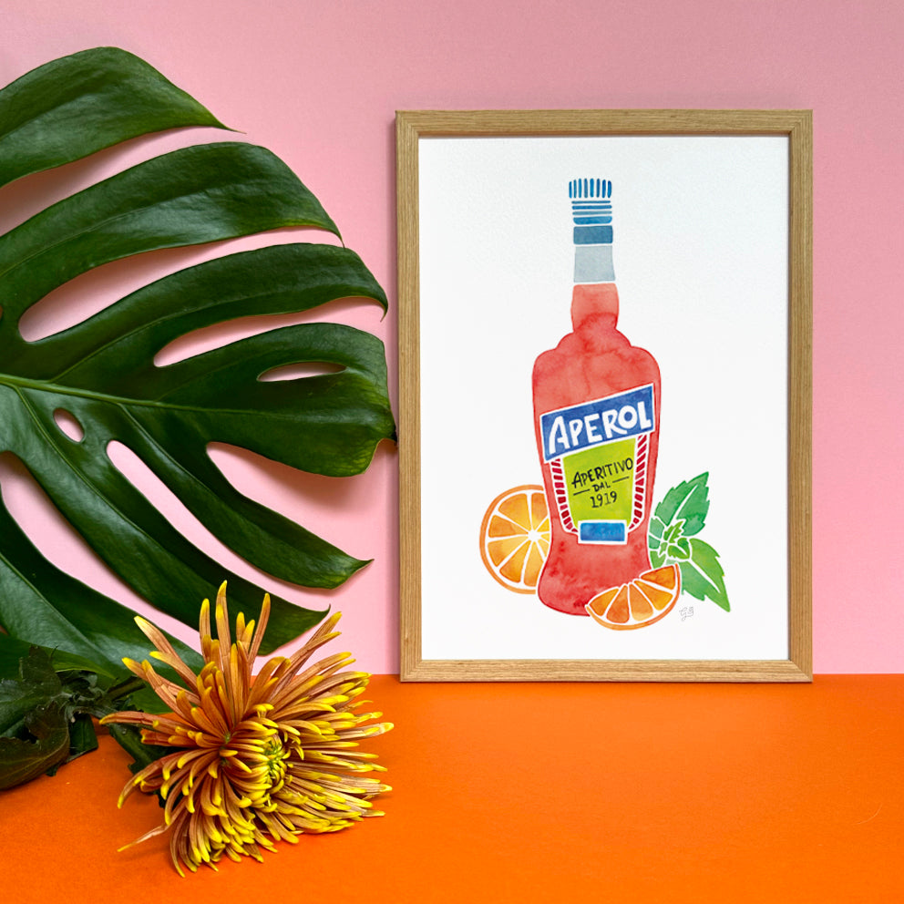 Aperol bottle - Limited edition print by Giravolta