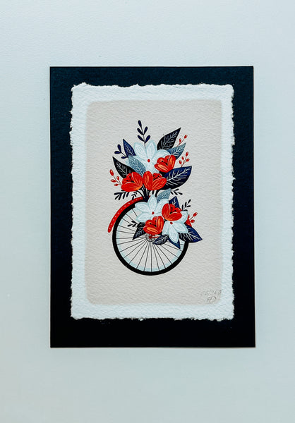 Dutch series Bike Print (A6)