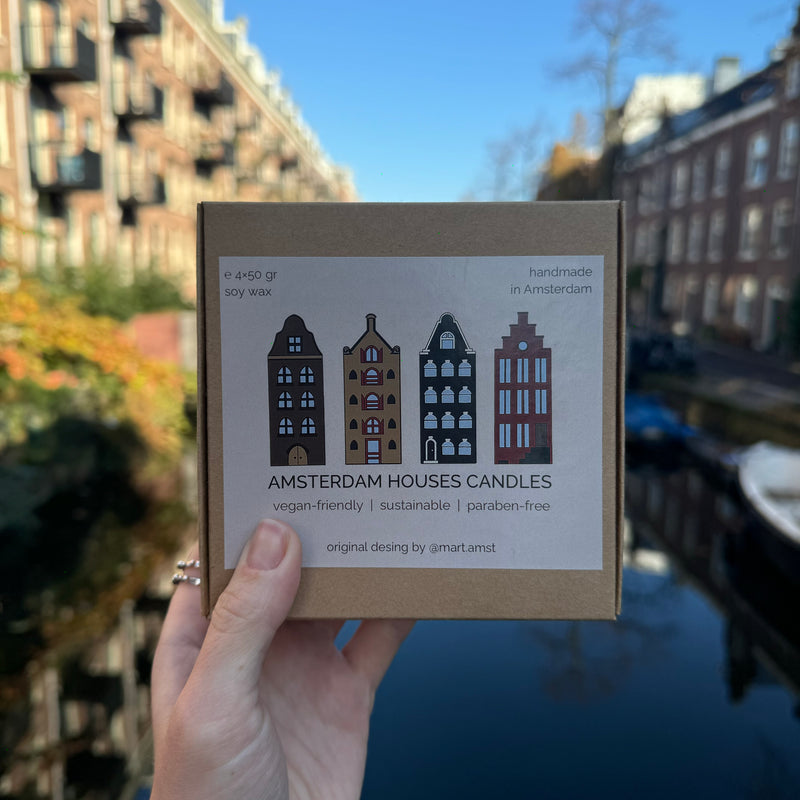 Mart Amsterdam houses - Candle Gift set