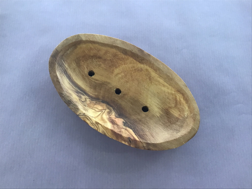 Olive Wood Soap Dish 12 cm (Small)