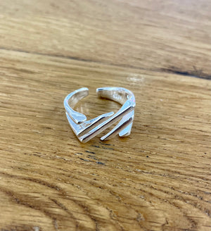 Geometric Sterling Silver ring