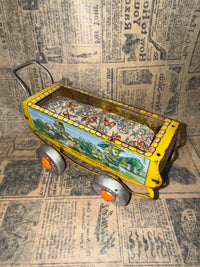 Tin dollhouse stroller