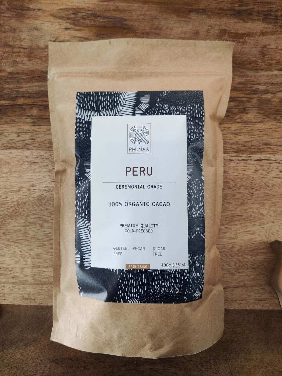Cacao 100% - Peru  - 400g - Cold Compressed - CEREMONIAL GRADE