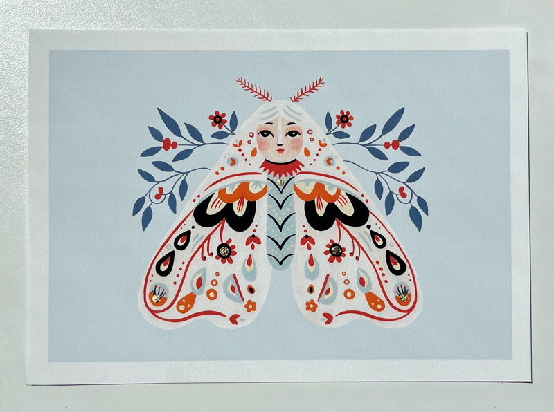 Lady Moth (A5) 3 colour options