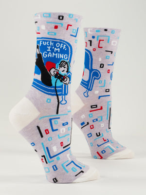 Fuck Off, I'm Gaming Socks W-crew