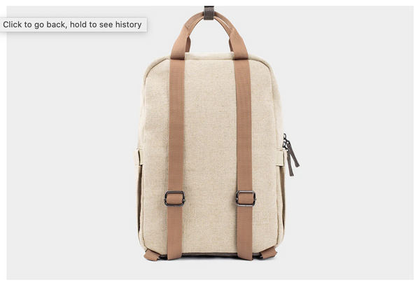 Small Hemp Backpack (comes in two colours)