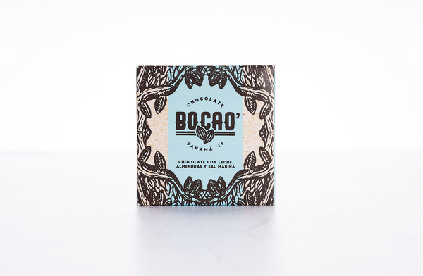 Bocao Milk chocolate bar with Almond & Sea Salt (50g)