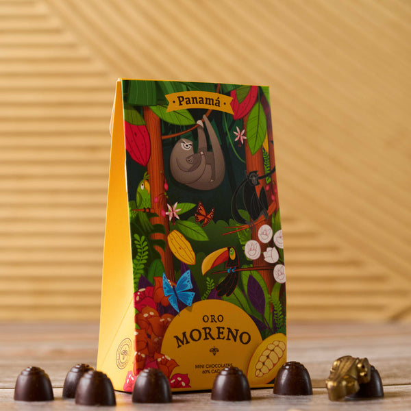 Panama Bocao Dark chocolate bombons shaped as frogs (30g)