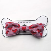 Cat / Dog Custom Design Bow Tie (Sparkly Love)