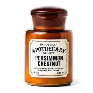 Apothecary Glass Candle - Persimmon Chestnut (226g)