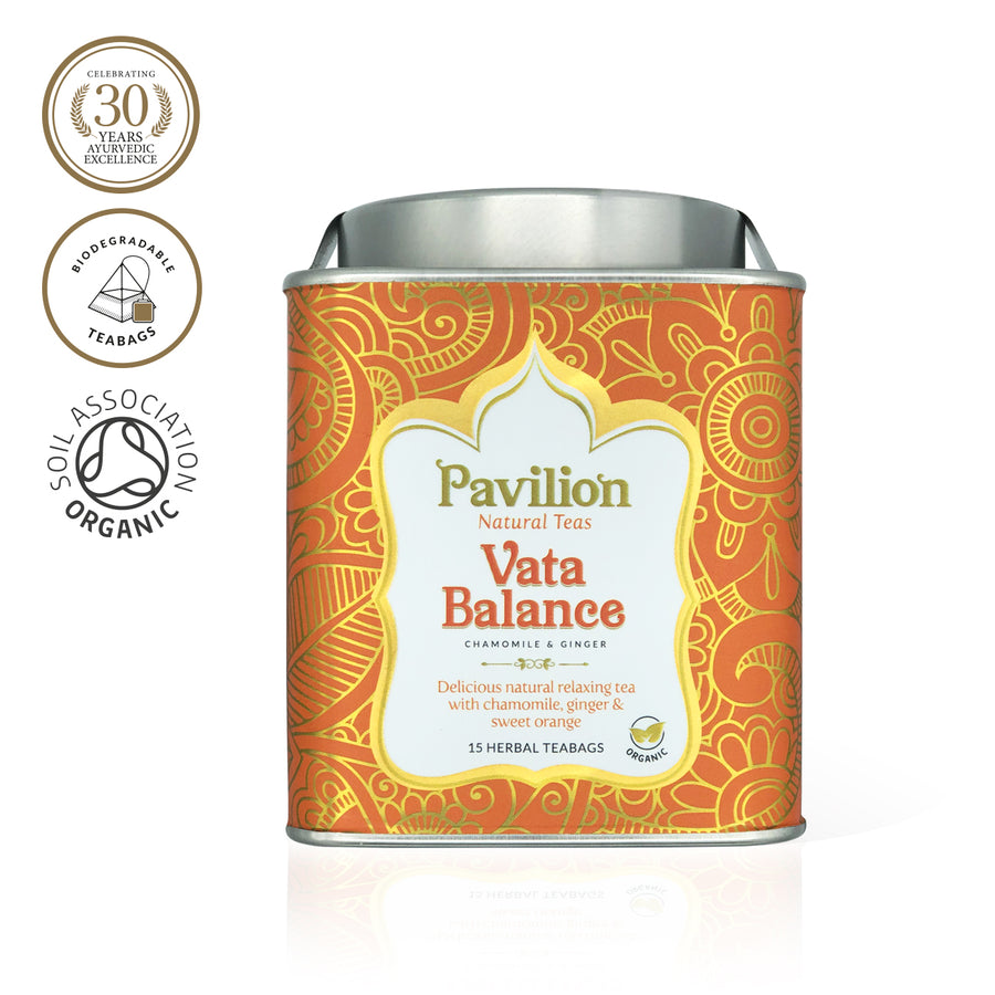ORGANIC Vata Balance Tea Premium Gift Tin (15 bags)