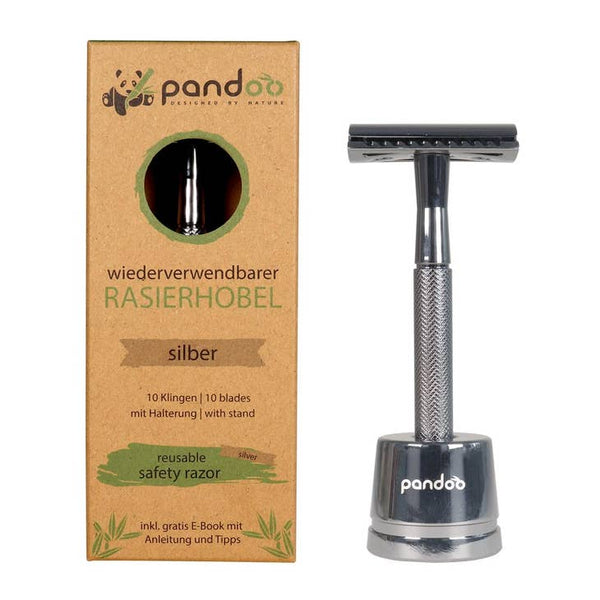 Metal safety razor | incl. 10 blades and holder