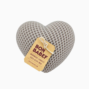 Heart Olive Wax Candle (various colours)