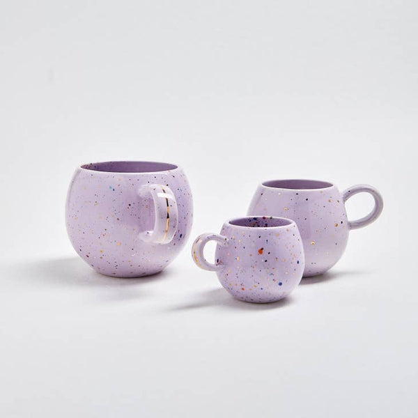 Lilac New Party Ball Mug (3 sizes 500ML, 250ML, 90ML)