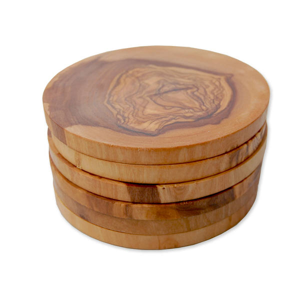 Round Trivet Ø 12 cm Olive Wood