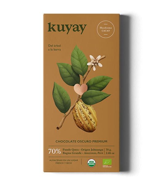 KUYAY dark chocolate 70% (Noir premium)