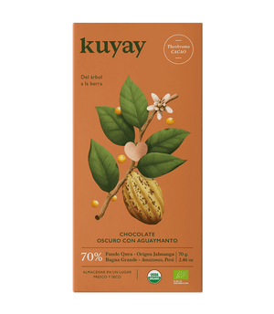 KUYAY dark chocolate with goldenberries (aguaymanto)  70%