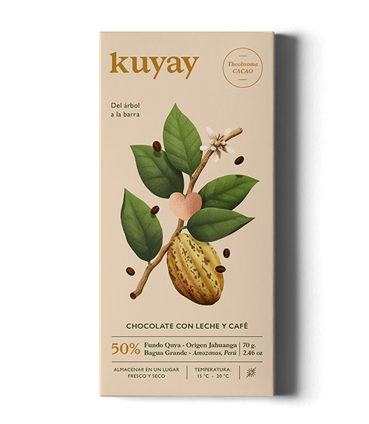 KUYAY milk chocolate cafe 50% (Au lait et au cafe)