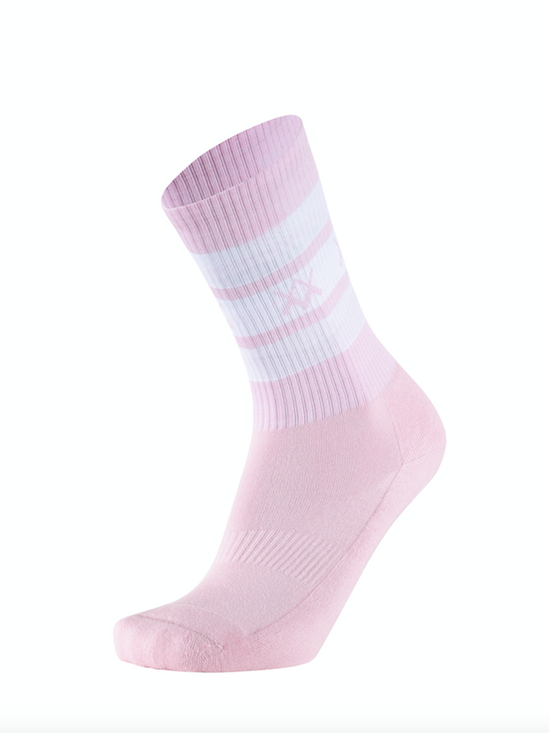 Old School Stripes WM Pink Socks