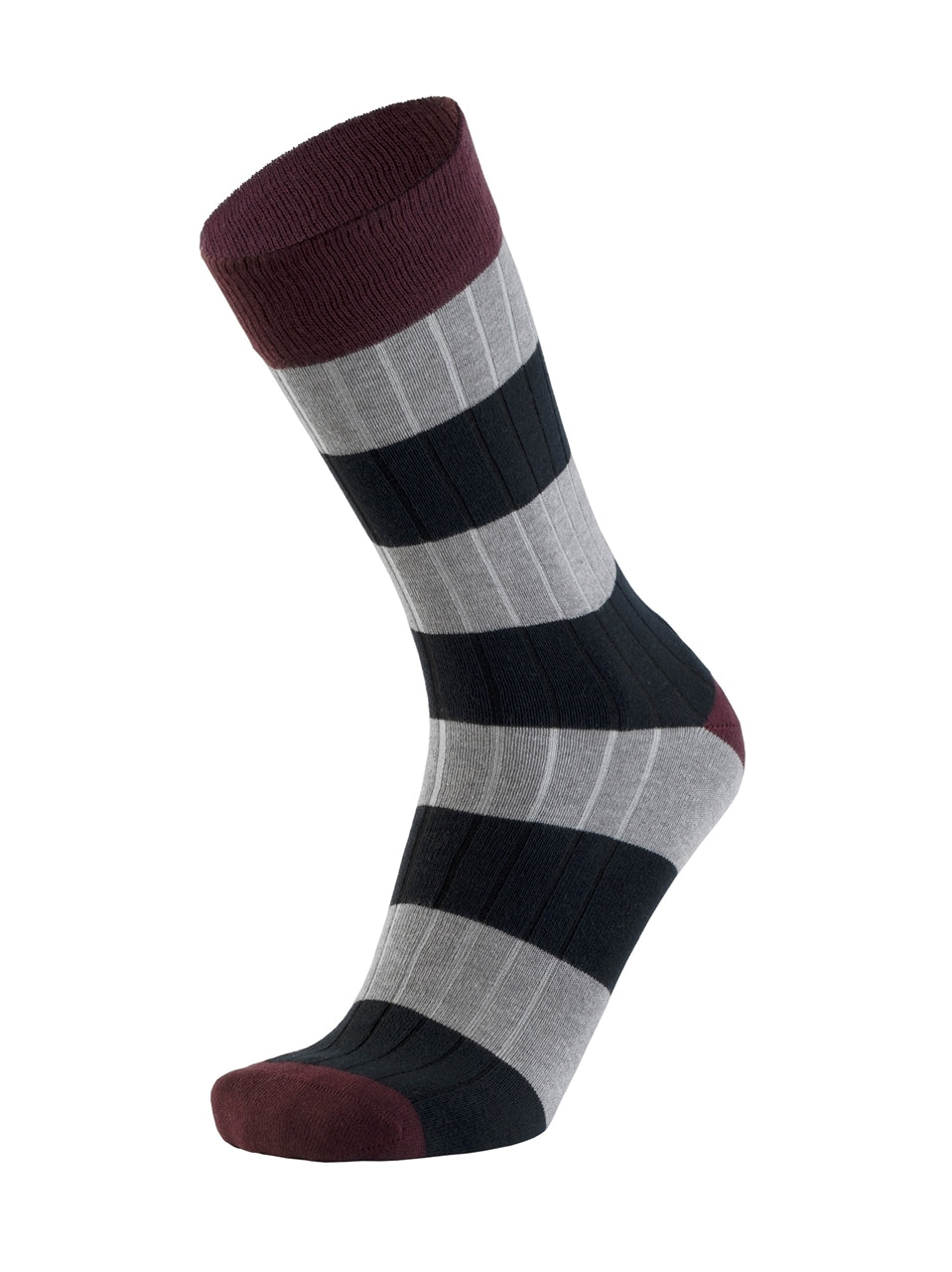 Stripes Canale Grey/Blue Socks