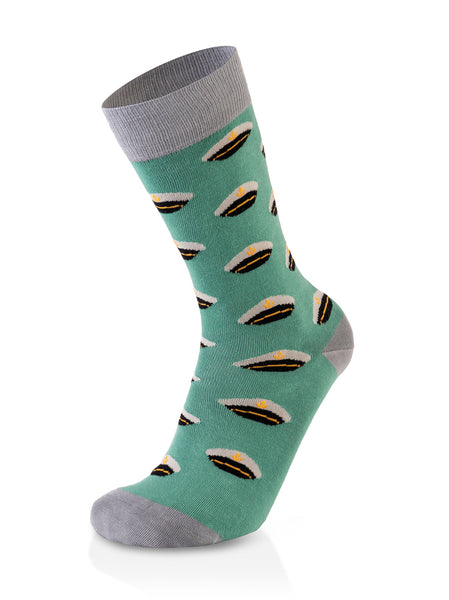 Eco Style Captain Aqua Green Socks