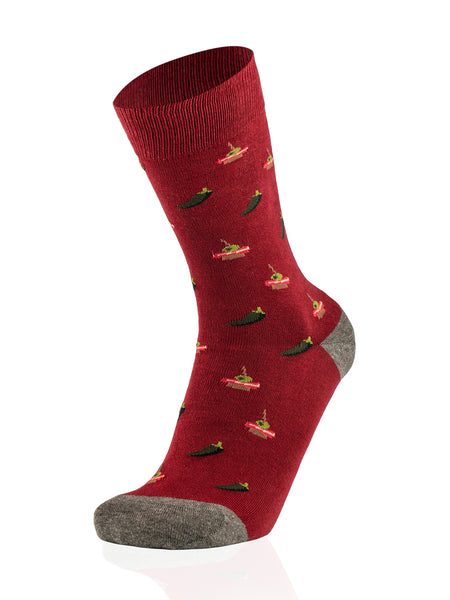 Tapas Bordeaux Socks