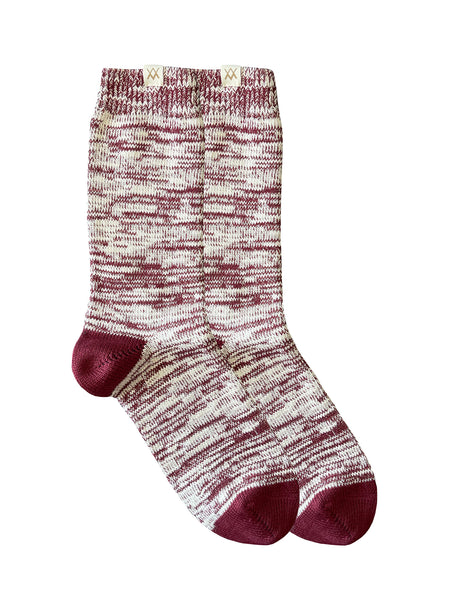 Flamme Bordeaux Socks