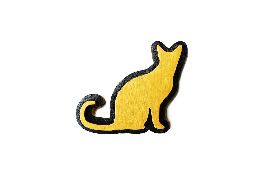 Cat brooches various colours