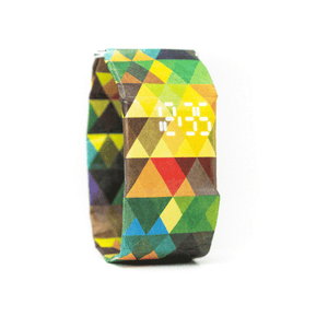 Colorful Triangles Classic Watch