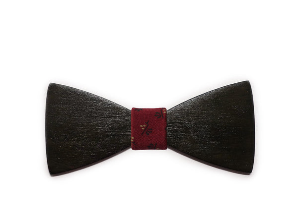 Double and plain solid wooden bow-ties (various colours)